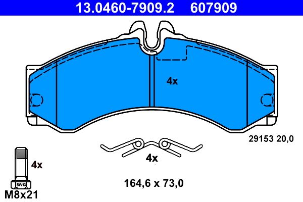 Brake Pad Set, disc brake -