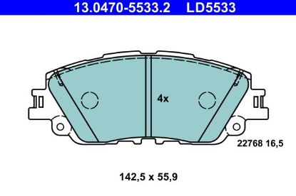 Brake Pad Set, disc brake -