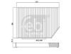 Filter, cabin air Porsche 9A7 819 429 A