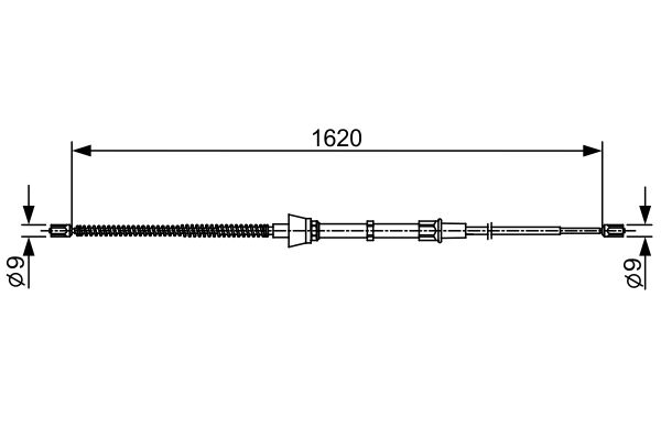 Cable Pull, parking brake -