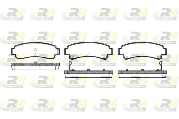 Brake Pad Set, disc brake Nissan SUNNY 88-95 tagum.