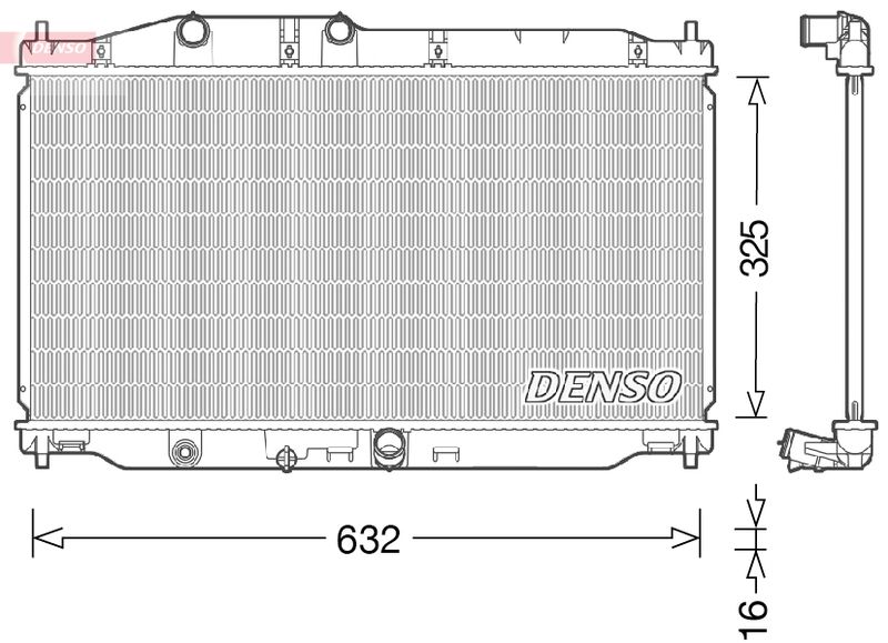 Radiator, engine cooling -
