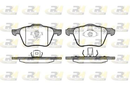 Brake Pad Set, disc brake VOLVO - 30793265