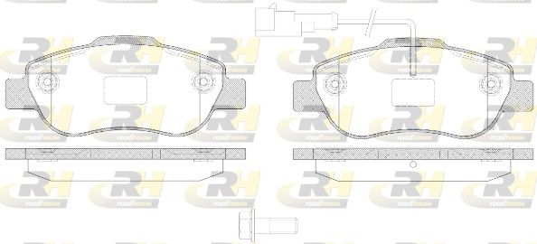Brake Pad Set, disc brake Fiat Panda 71773151 esim.