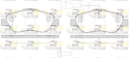 Brake Pad Set, disc brake Fiat Panda 71773151 esim.