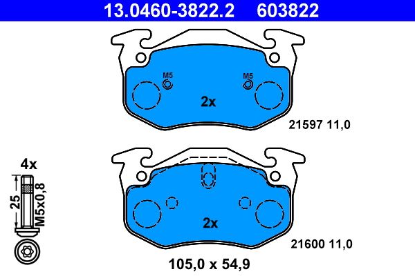 Brake Pad Set, disc brake -