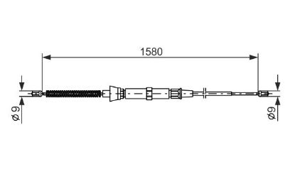 Cable Pull, parking brake -