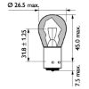 Bulb, direction indicator PY21W BAU15s MasterLife