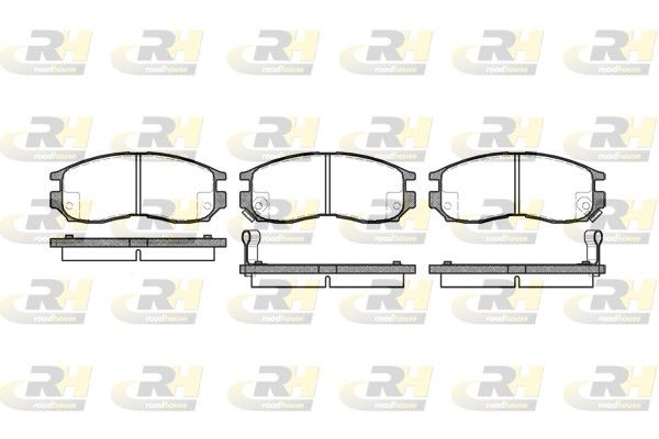 Brake Pad Set, disc brake MitsubishiGalant 2,0 ,COLT 88