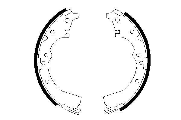 Brake Shoe Set - Brake Shoe Set -