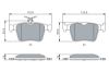 Brake Pad Set, disc brake VAG - 3QF 698 451