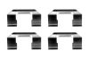 Accessory Kit, disc brake pad -