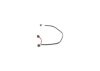 Warning Contact, brake pad wear -