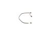 Warning Contact, brake pad wear -