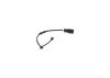 Warning Contact, brake pad wear -