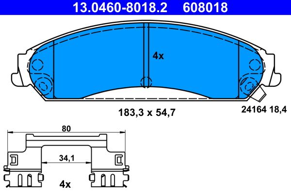 Brake Pad Set, disc brake -