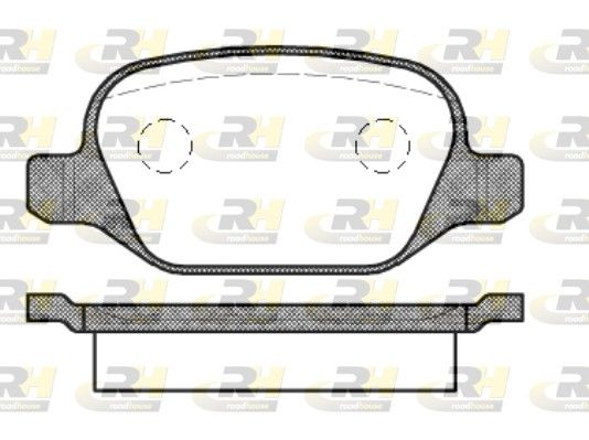 Brake Pad Set, disc brake ALFA 147/156 00- tagum.