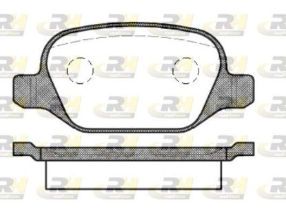Brake Pad Set, disc brake ALFA 147/156 00- tagum.