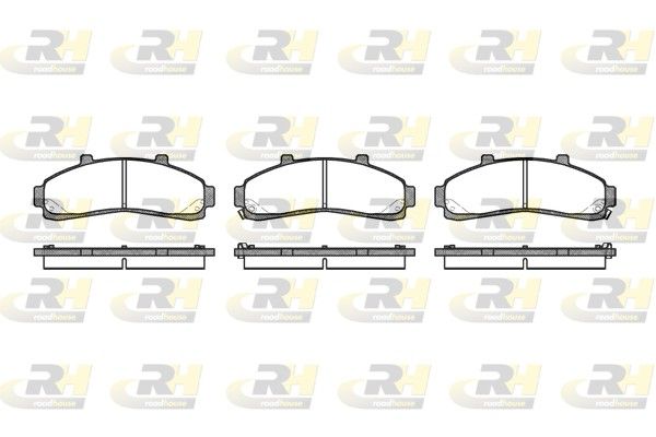 Brake Pad Set, disc brake MAZDA - U0Y9-33-23ZA