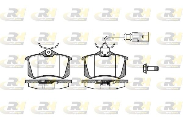 Brake Pad Set, disc brake Audi A4/RS4 00-01 tagum.