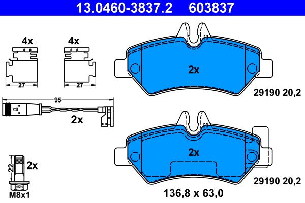 Brake Pad Set, disc brake -