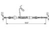 Cable Pull, parking brake -