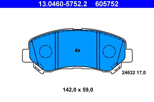 Brake Pad Set, disc brake -