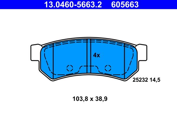 Brake Pad Set, disc brake -