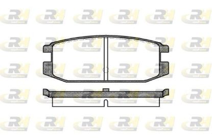 Brake Pad Set, disc brake MitsubishiMONTERO 83-90 tagum