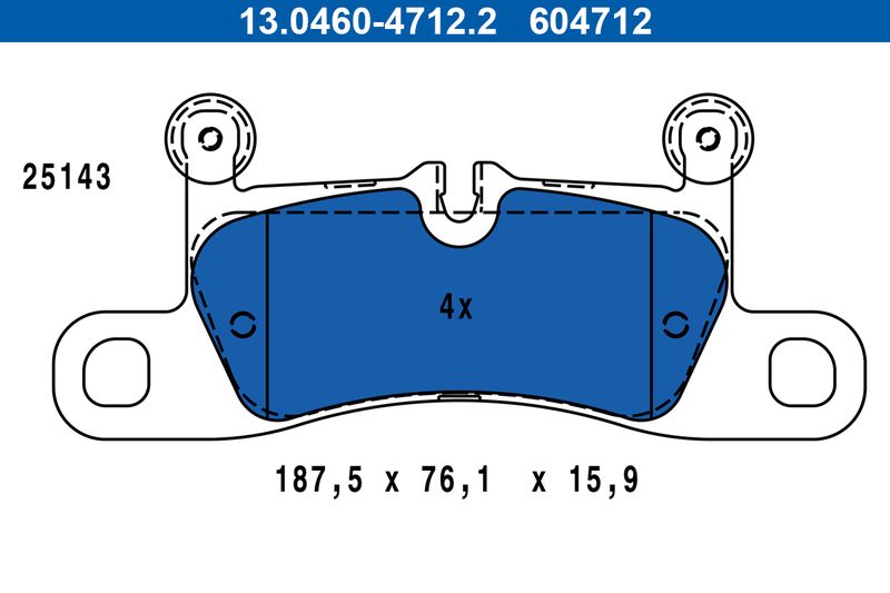 Brake Pad Set, disc brake - Brake Pad Set, disc brake -