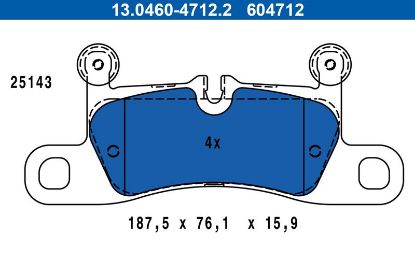 Brake Pad Set, disc brake -