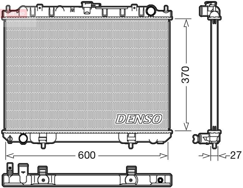 Radiator, engine cooling -