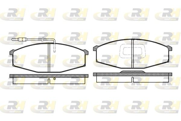 Brake Pad Set, disc brake PATROL 3.3D 79-88 esim. Brake Pad Set, disc brake PATROL 3.3D 79-88 esim.