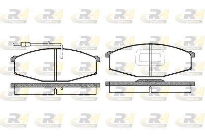 Brake Pad Set, disc brake PATROL 3.3D 79-88 esim. Brake Pad Set, disc brake PATROL 3.3D 79-88 esim.
