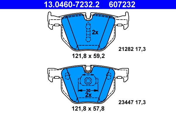 Brake Pad Set, disc brake - Brake Pad Set, disc brake -