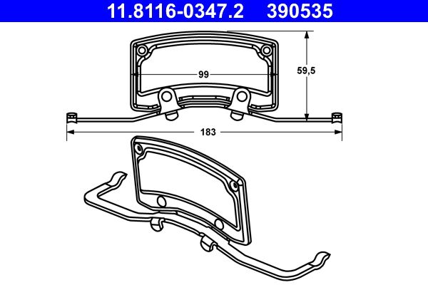 Spring, brake caliper -