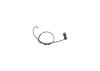 Warning Contact, brake pad wear -