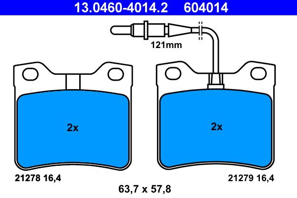 Brake Pad Set, disc brake -
