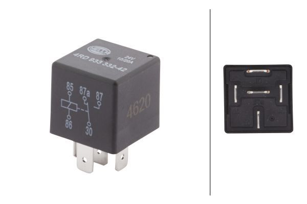 Relay, main current -
