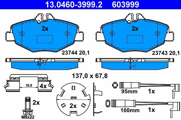 Brake Pad Set, disc brake -