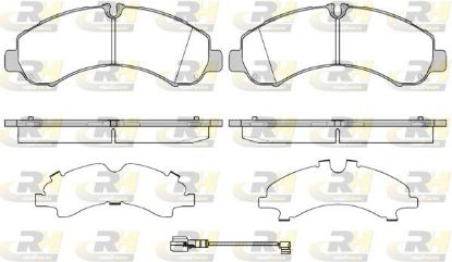 Brake Pad Set, disc brake Mitsubishi CANTER Brake Pad Set, disc brake Mitsubishi CANTER