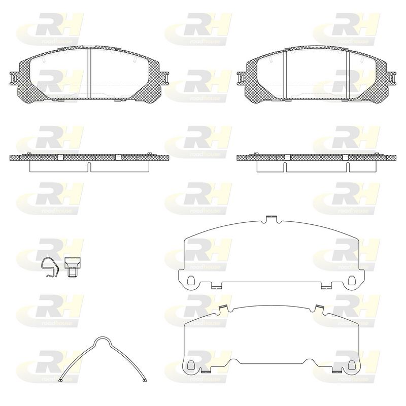 Brake Pad Set, disc brake Toyota RAV 4 V (_A5_, _H5_) (12/18-)