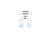 Accessory Kit, parking brake shoes -