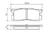 Brake Pad Set, disc brake -