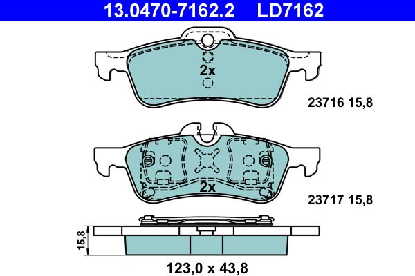 Brake Pad Set, disc brake -
