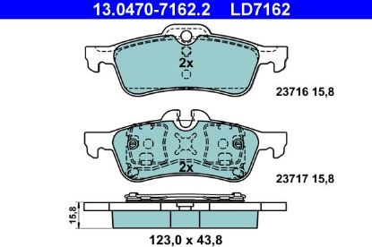 Brake Pad Set, disc brake -
