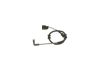 Warning Contact, brake pad wear -