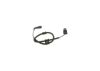 Warning Contact, brake pad wear -