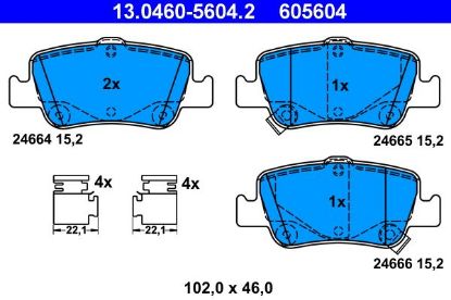 Brake Pad Set, disc brake -
