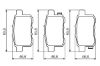 Brake Pad Set, disc brake HONDA - 43022-TA0-A00